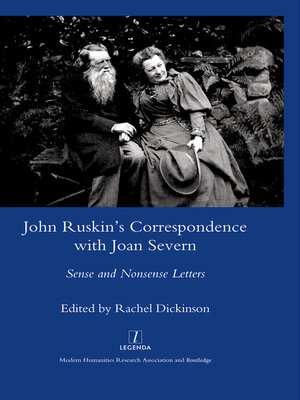 cover image of John Ruskin's Correspondence with Joan Severn